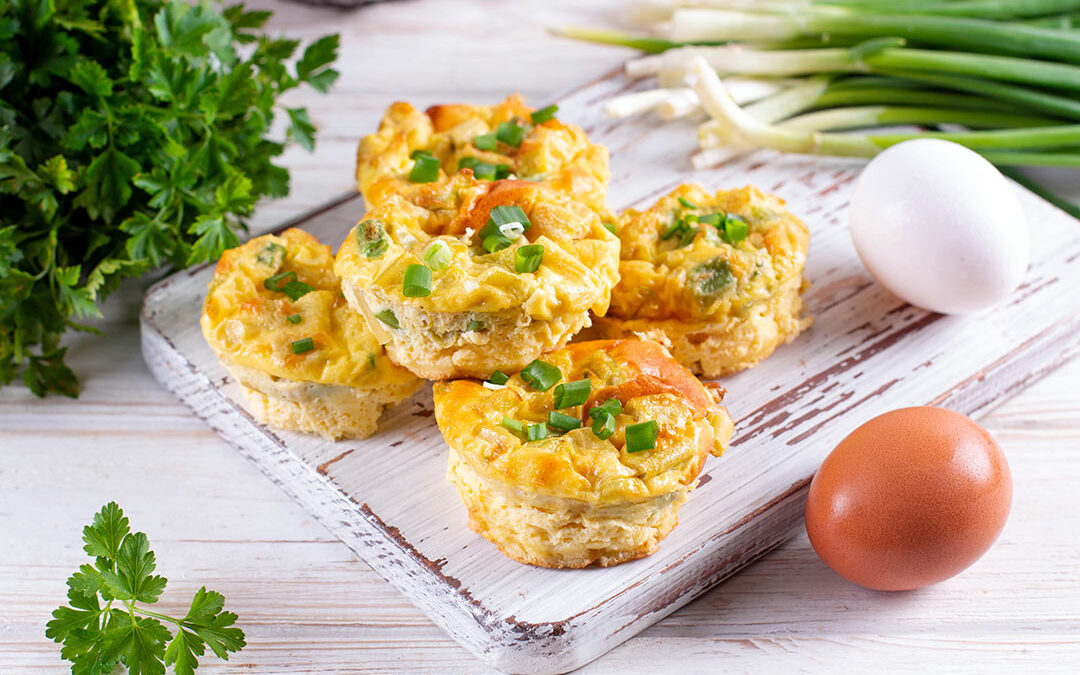 Egg Cups with Zucchini and Sweet Potato